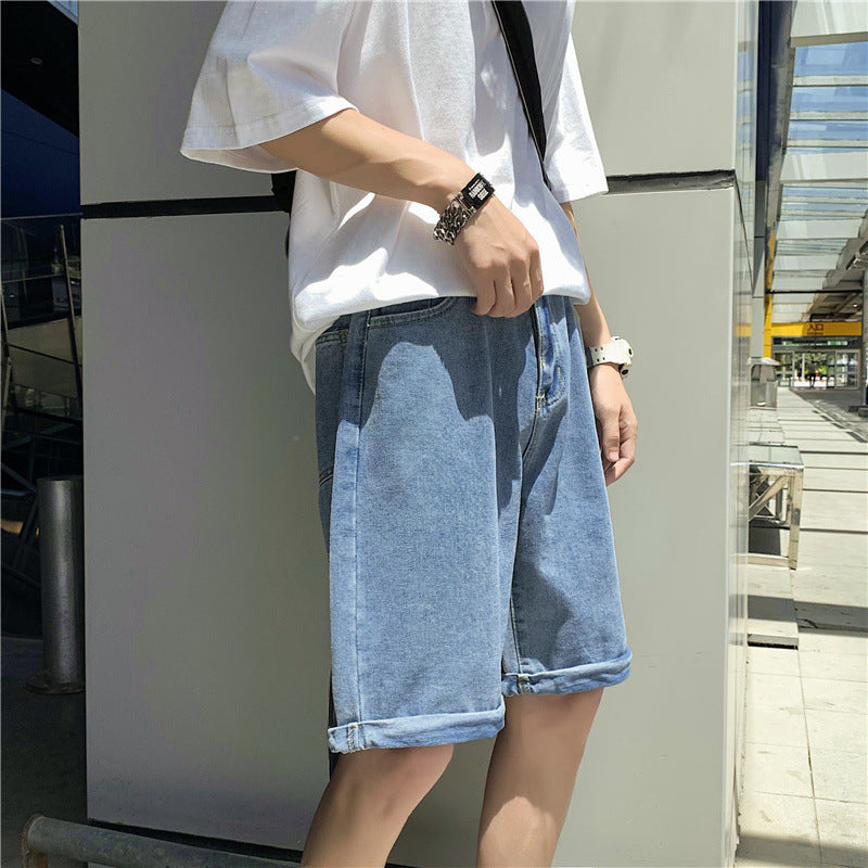 Summer Shorts Men's plus Size Retro Sports Beach Pants Loose Casual Men's Clothing Men Jeans