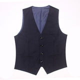 Tuxedo Vests Suit Vest Men's Autumn and Winter British Suit Business Leisure Professional