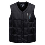 Men's Vest Casual Sleeveless Jacket Men Jacket Fall Winter Men Vest Casual and Comfortable