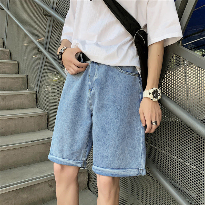 Summer Shorts Men's plus Size Retro Sports Beach Pants Loose Casual Men's Clothing Men Jeans