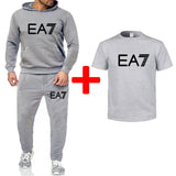Men′s Athletic Tracksuit Sweat Suits for Men Outfits Sports Suit Casual Sweatshirt Fitness Hoodie Suit plus Size Loose Fashion