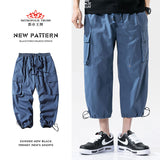 Men's Spring plus Size Retro Sports Loose Trousers Casual Pants Men Cargo Pant