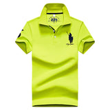 USPA Shirts Polo Shirt Men's Summer Short Sleeve Casual Sports T-shirt