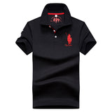 USPA Shirts Polo Shirt Men's Summer Short Sleeve Casual Sports T-shirt