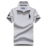 USPA Shirts Polo Shirt Men's Summer Short Sleeve Casual Sports T-shirt