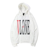 Vlone Hoodie Printed Hoodie Autumn Men's Women's Hoodie Pullover Loose Sweater