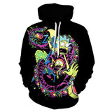 Rick And Morty Pullover Hoodie Sweatshirts Autumn and Winter Printing 3D Sweater Men's Hooded Pullover