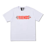 V Lone T Shirt Hip Hop Big Talker Big V Angel Wings Printed Men's and Women's round Neck Short Sleeve T-shirt