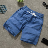 Mens Swim Trunks Men's Seaside Vacation Loose Casual Pants Cotton Shorts