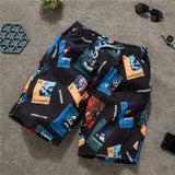 Mens Swim Trunks Quick-Dry Casual Shorts Large Trunks Fashion Loose Beach Pants