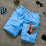 Mens Swim Trunks Beach Pants Men's Seaside Vacation Loose Casual Large Trunks Quick-Drying Casual Pants