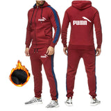 Men′s Athletic Tracksuit Sweat Suits for Men Outfits Sweater Suit Casual Sports Men Zip-up Shirt Printed Hooded plus Size Loose