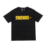 V Lone T Shirt Street Fujiwaro Friends round Neck Pullover Short Sleeve T-shirt
