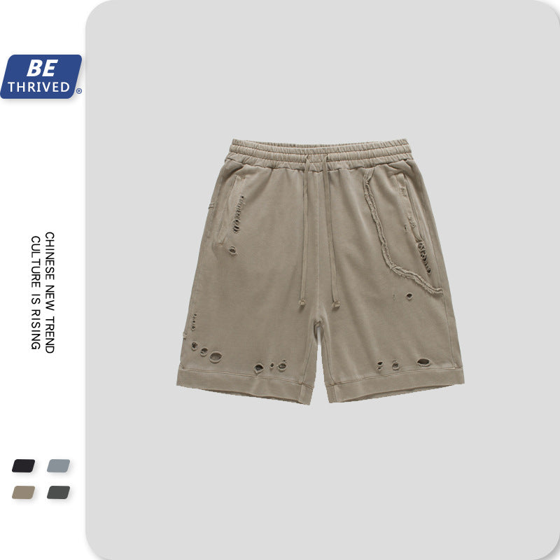 Men's Clothing Summer Pirate Shorts plus Size Loose Retro Sports Straight Shorts Men's Pant