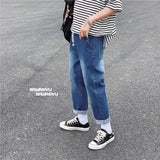 Spring and Summer Light-Colored Jeans Men's Straight Loose Large Size Exercise Casual Pants Men Jeans
