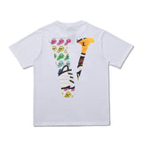 Justin Bieber Drew House T shirt Vlone Joint Name Friends Big V Rainbow Smiley Face Short Sleeve