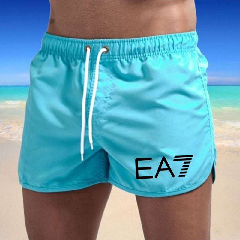 5 Inch Inseam Shorts Stylish Beach Shorts Polyester Multi-Color Sports Short Shorts Men's Printed
