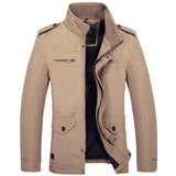 Veste Homme Mi Saison Men's Autumn Jacket Washed Pure Cotton Military Thin Jacket Large Size