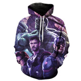 Captain America Hoodie Avengers 4 Iron Man Thanos 3D Printed Sweater