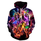 Captain America Hoodie Avengers 4 Iron Man Thanos 3D Printed Sweater