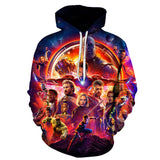 Captain America Hoodie Avengers 4 Iron Man Thanos 3D Printed Sweater