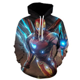 Captain America Hoodie Avengers 4 Iron Man Thanos 3D Printed Sweater
