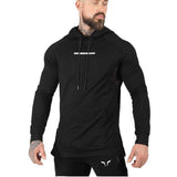 Men's Sports Hoodie Men Sweatshirts Fitness Male's Hoodies Muscle Sports Workout Long Sleeve Printed Sweater Men's Brothers Autumn and Winter Casual Pullover Hooded Jacket