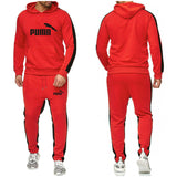 Men′s Athletic Tracksuit Sweat Suits for Men Outfits Sports Suit Men Autumn Winter Sweater Casual Suit Men Hoodie Two-Piece Set Trendy