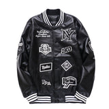 Varsity Jacket For Men Baseball Jackets Jacket Leather Coat Long Sleeve Baseball Uniform Sportswear