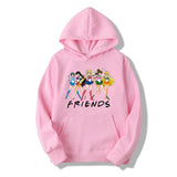 Unisex Sailor Moon Hoodie Friends Printed Fashion Personality All-Match Men's and Women's Hoodie