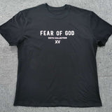 Fog T Shirt Tshirt Trendy Loose Short Sleeve Tshirt plus Size Retro Sports Casual Fashion fear of god essential