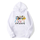 Unisex Sailor Moon Hoodie Friends Printed Fashion Personality All-Match Men's and Women's Hoodie