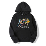 Unisex Sailor Moon Hoodie Friends Printed Fashion Personality All-Match Men's and Women's Hoodie