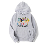 Unisex Sailor Moon Hoodie Friends Printed Fashion Personality All-Match Men's and Women's Hoodie