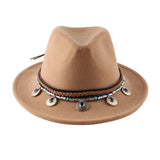 Fedora Hat Jazz Top Hat Autumn and Winter British Retro Felt Cap Women