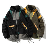 Men's Spring and Autumn Large Size Top Retro Baggy Coat Men's Multi-Pocket Casual Men Jacket