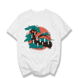 Anime Tshirts Aesthetic Men's Shirt Artistic Short Sleeve Men's Anime Print plus Size Fashion Men's Clothing