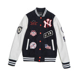 Varsity Jacket for Men Baseball Jackets Baseball Uniform Men's Spring and Autumn Large Size Short Jacket Jacket Top