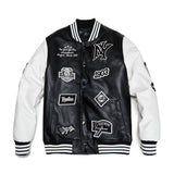 Varsity Jacket For Men Baseball Jackets Jacket Leather Coat Long Sleeve Baseball Uniform Sportswear
