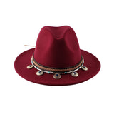 Fedora Hat Jazz Top Hat Autumn and Winter British Retro Felt Cap Women