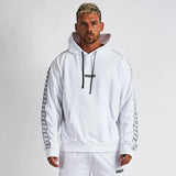 Gyms Fitness Men's Sports Hoodie Bodybuilding Workout Jogging Men's Athletic Sweatshirts Men's Pullover Hooded Sweatshirt Outdoor Running Sports Casual Jacket Loose Sweater