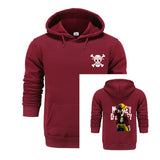 Maroon Graphic Hoodie