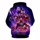 Captain America Hoodie Avengers 4 3D Printed Hoodie Men