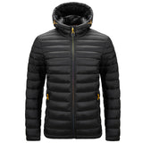 Doudoune Autumn and Winter Large Size Men's Hooded Cotton-Padded Jacket Lightweight Coat