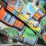 Graffiti Denim Jacket Autumn Graffiti Camouflage Denim Jacket Jacket