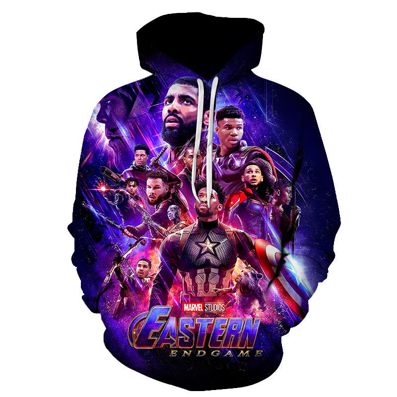 Captain America Hoodie Avengers 4 3D Printed Hoodie Men