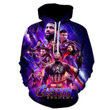 Captain America Hoodie Avengers 4 3D Printed Hoodie Men