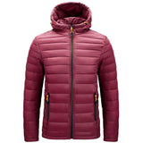 Doudoune Autumn and Winter Large Size Men's Hooded Cotton-Padded Jacket Lightweight Coat