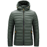 Doudoune Autumn and Winter Large Size Men's Hooded Cotton-Padded Jacket Lightweight Coat