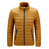 Doudoune Men's Stand-up Collar Cotton-Padded Coat Coat Lightweight Cotton-Padded Coat